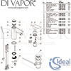 Ideal Standard Tesi 1 Hole Basin Mixer Piccolo Spares